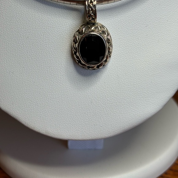 Vintage Premier Designs Silver Onyx Set - Picture 7 of 8